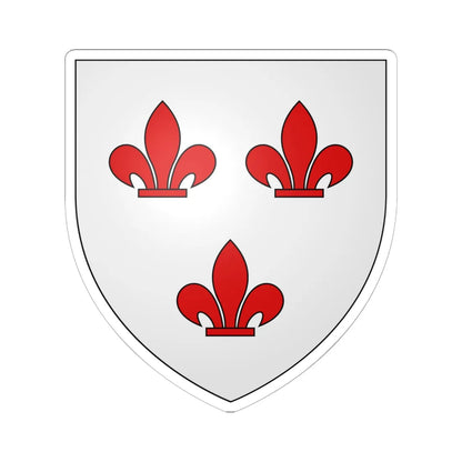 Blason Rotselaar (Belgium) (Coat of Arms) STICKER Vinyl Kiss-Cut Decal 6 Inch White - The Sticker Space