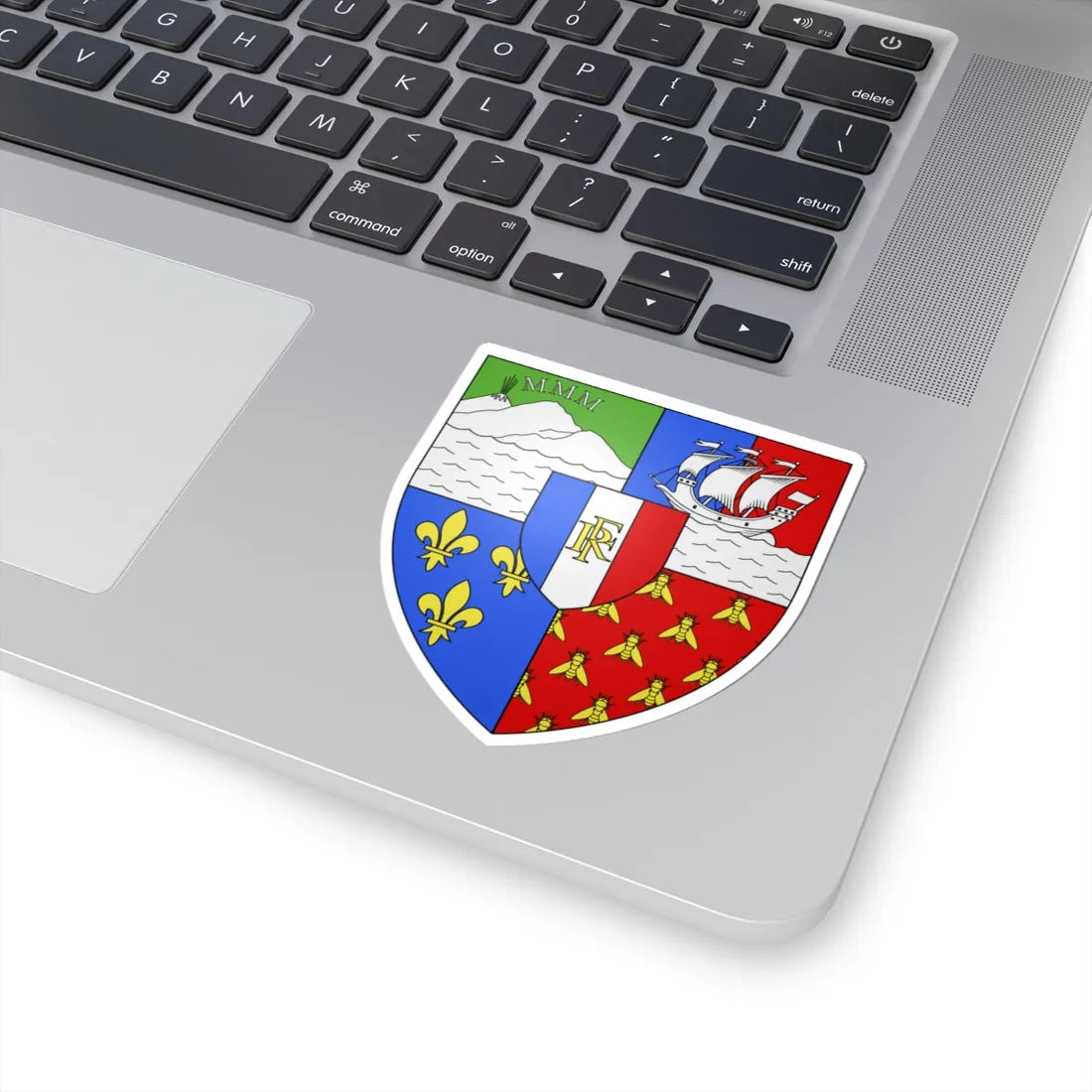 Blason Réunion DOM (France) (Coat of Arms) STICKER Vinyl Kiss-Cut Decal - The Sticker Space