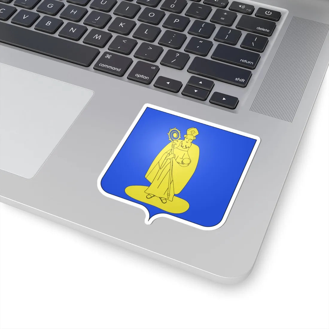 Blason Saint Gilles (Belgium) (Coat of Arms) STICKER Vinyl Kiss-Cut Decal - The Sticker Space