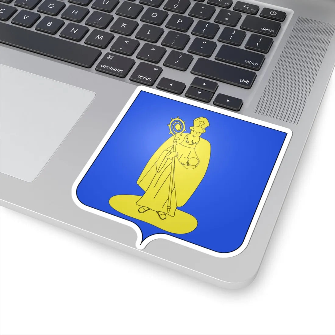 Blason Saint Gilles (Belgium) (Coat of Arms) STICKER Vinyl Kiss-Cut Decal - The Sticker Space