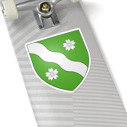 Blason Schaerbeek (Belgium) (Coat of Arms) STICKER Vinyl Kiss-Cut Decal - The Sticker Space