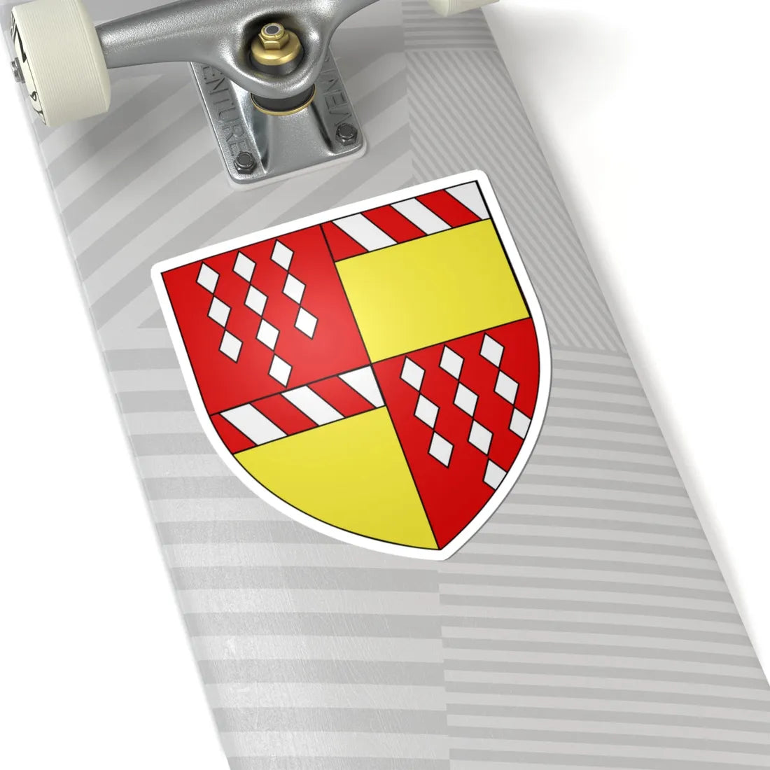 Blason Simon de Lalaing selon Gelre (Belgium) (Coat of Arms) STICKER Vinyl Kiss-Cut Decal - The Sticker Space