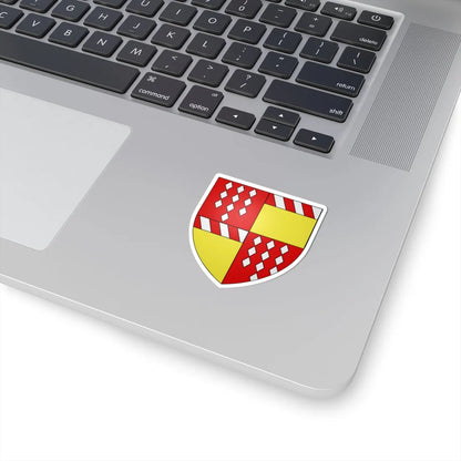 Blason Simon de Lalaing selon Gelre (Belgium) (Coat of Arms) STICKER Vinyl Kiss-Cut Decal - The Sticker Space