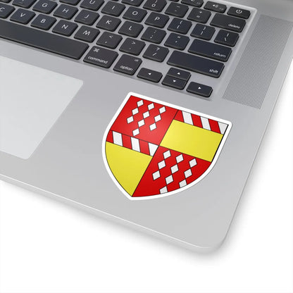 Blason Simon de Lalaing selon Gelre (Belgium) (Coat of Arms) STICKER Vinyl Kiss-Cut Decal - The Sticker Space