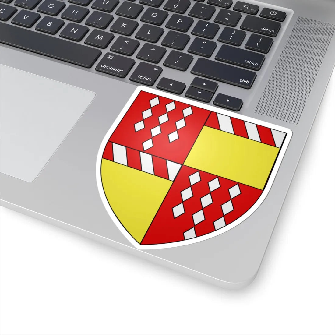 Blason Simon de Lalaing selon Gelre (Belgium) (Coat of Arms) STICKER Vinyl Kiss-Cut Decal - The Sticker Space