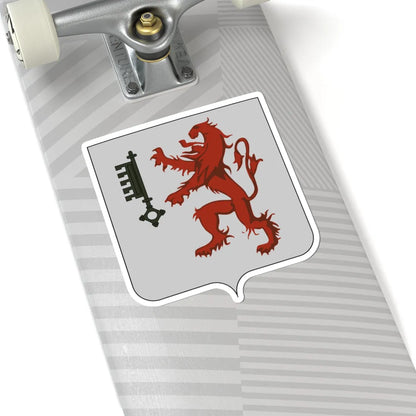 Blason Sint pieters Leeuw (Belgium) (Coat of Arms) STICKER Vinyl Kiss-Cut Decal - The Sticker Space