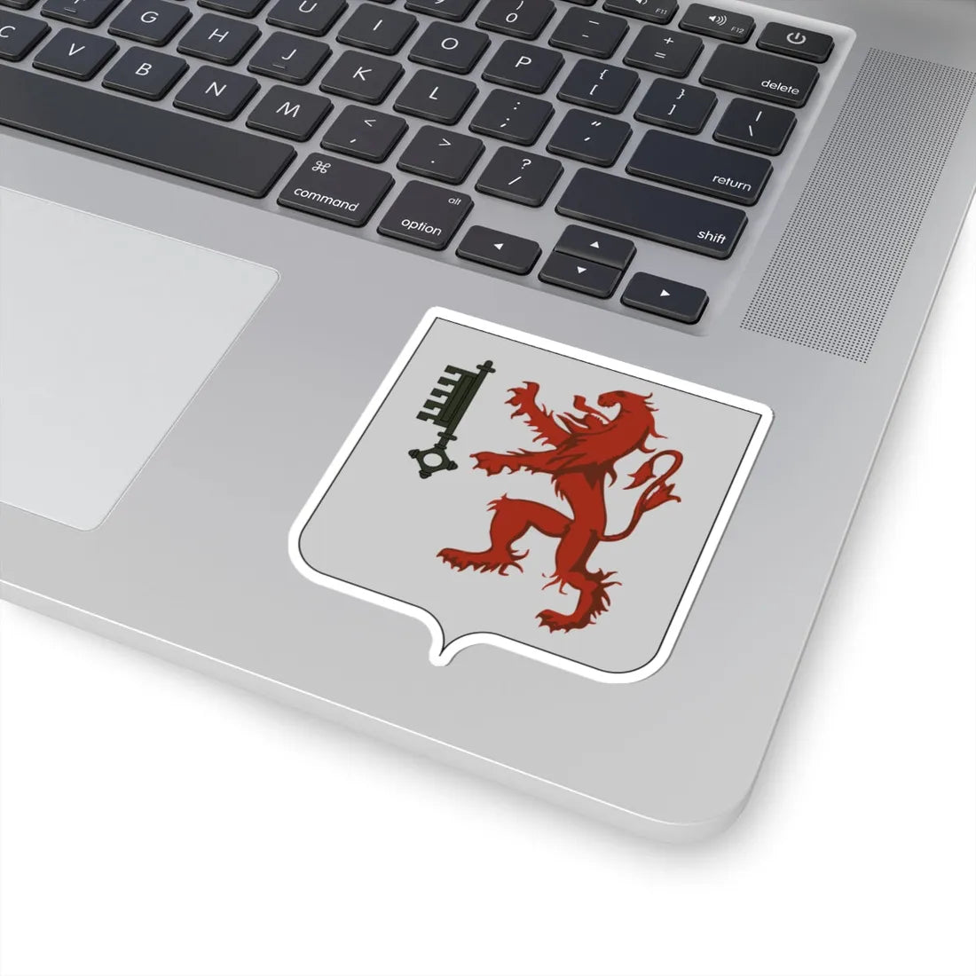 Blason Sint pieters Leeuw (Belgium) (Coat of Arms) STICKER Vinyl Kiss-Cut Decal - The Sticker Space
