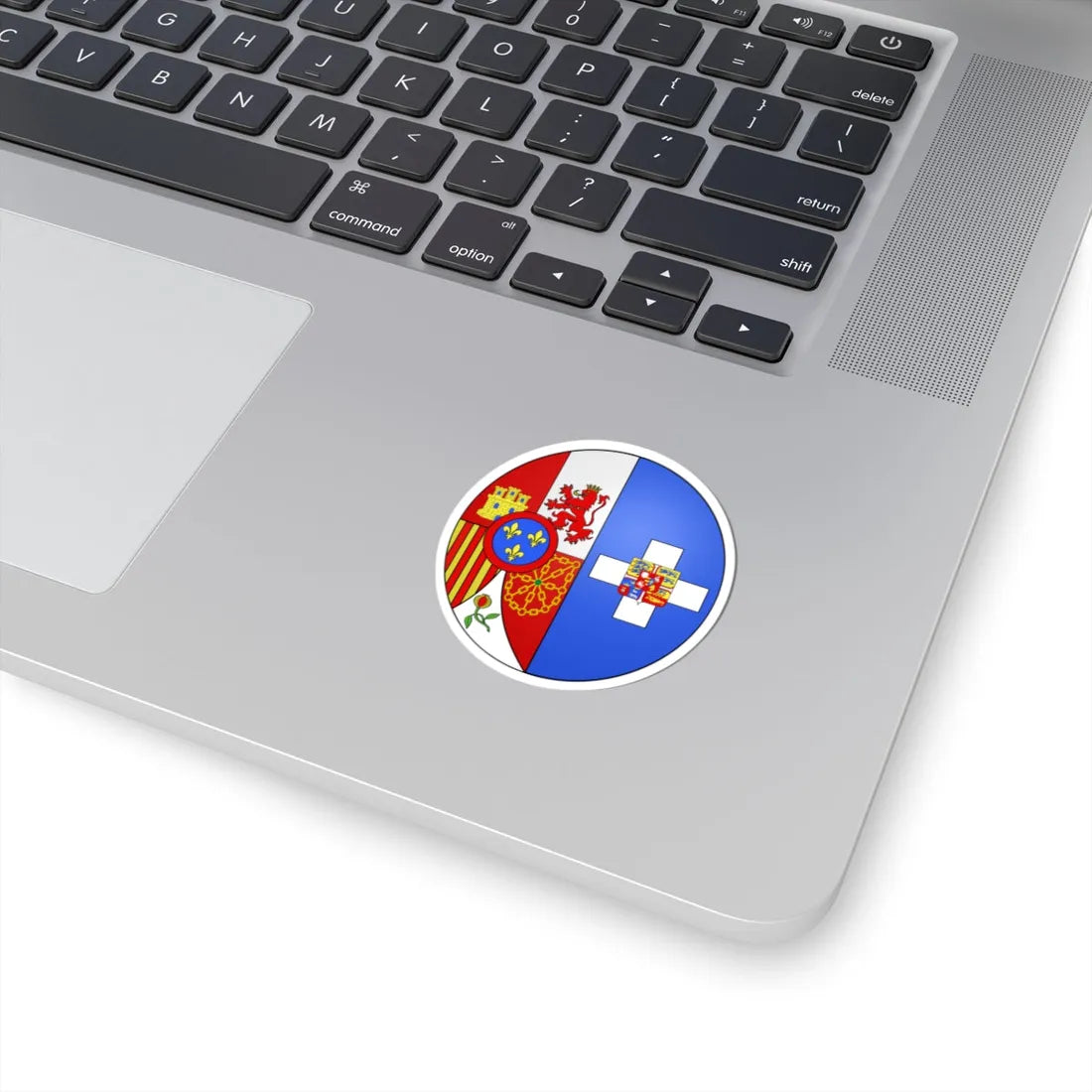 Blason Sofía de Grèce (Denmark) (Coat of Arms) STICKER Vinyl Kiss-Cut Decal - The Sticker Space