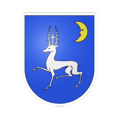 Blason Someo Tessin Suisse (Switzerland) (Coat of Arms) STICKER Vinyl Kiss-Cut Decal 3 Inch White - The Sticker Space
