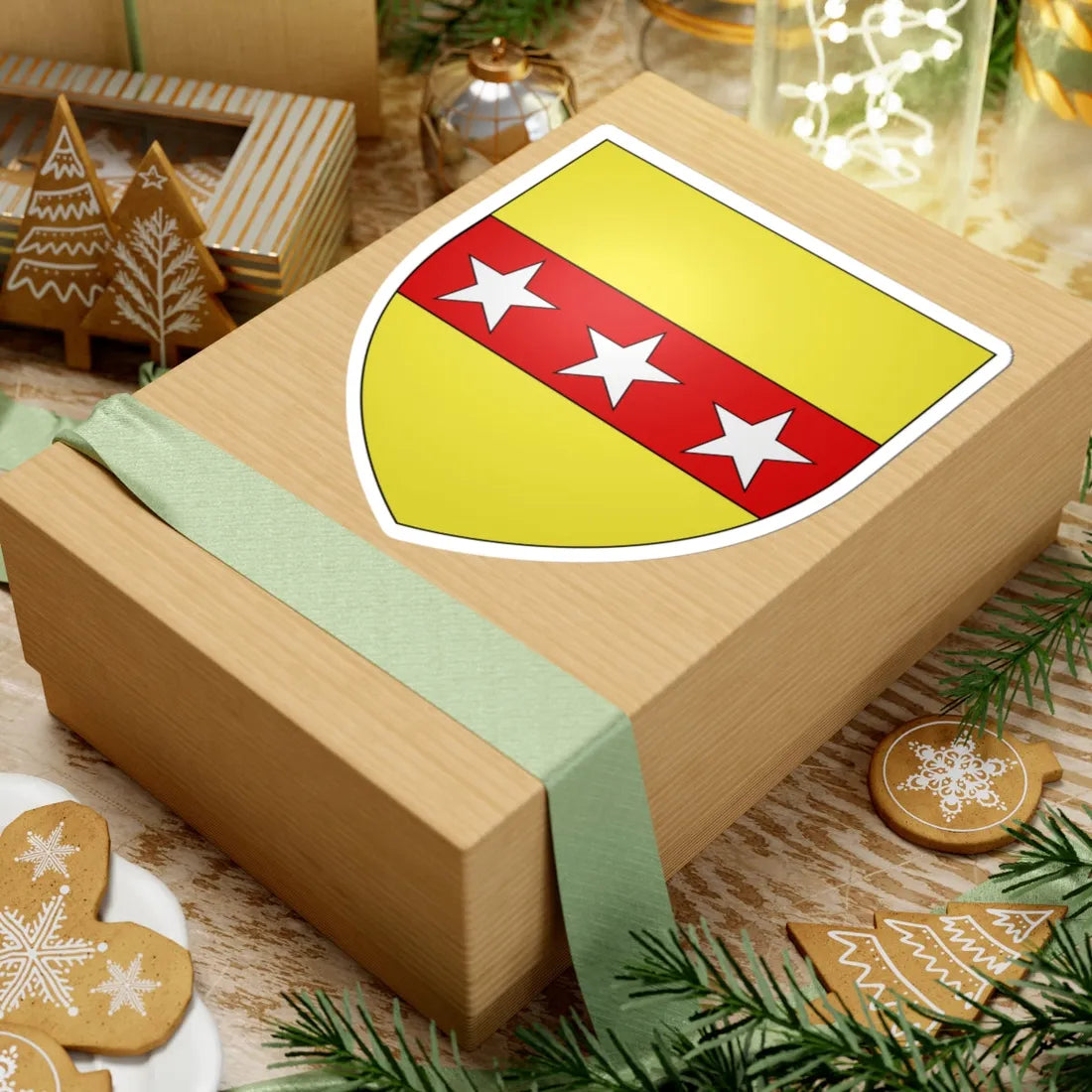 Blason spinelli (Italy) (Coat of Arms) STICKER Vinyl Kiss-Cut Decal - The Sticker Space