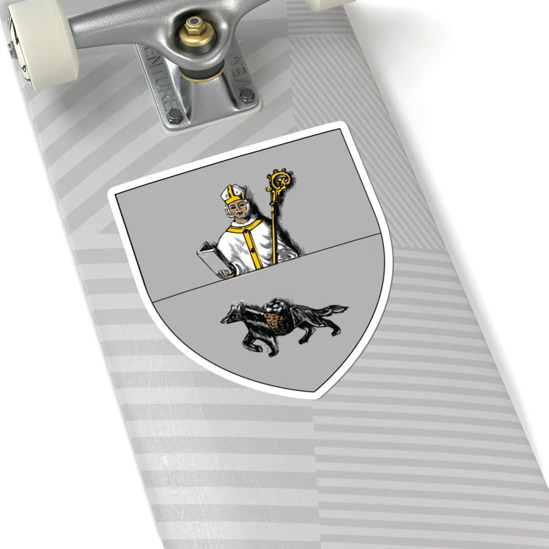 Blason Stavelot (Belgium) (Coat of Arms) STICKER Vinyl Kiss-Cut Decal - The Sticker Space