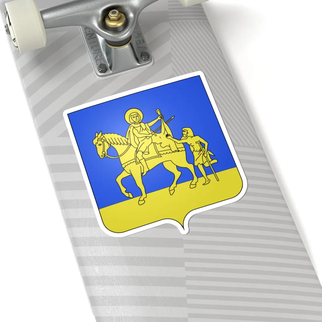 Blason Tessenderlo (Belgium) (Coat of Arms) STICKER Vinyl Kiss-Cut Decal - The Sticker Space
