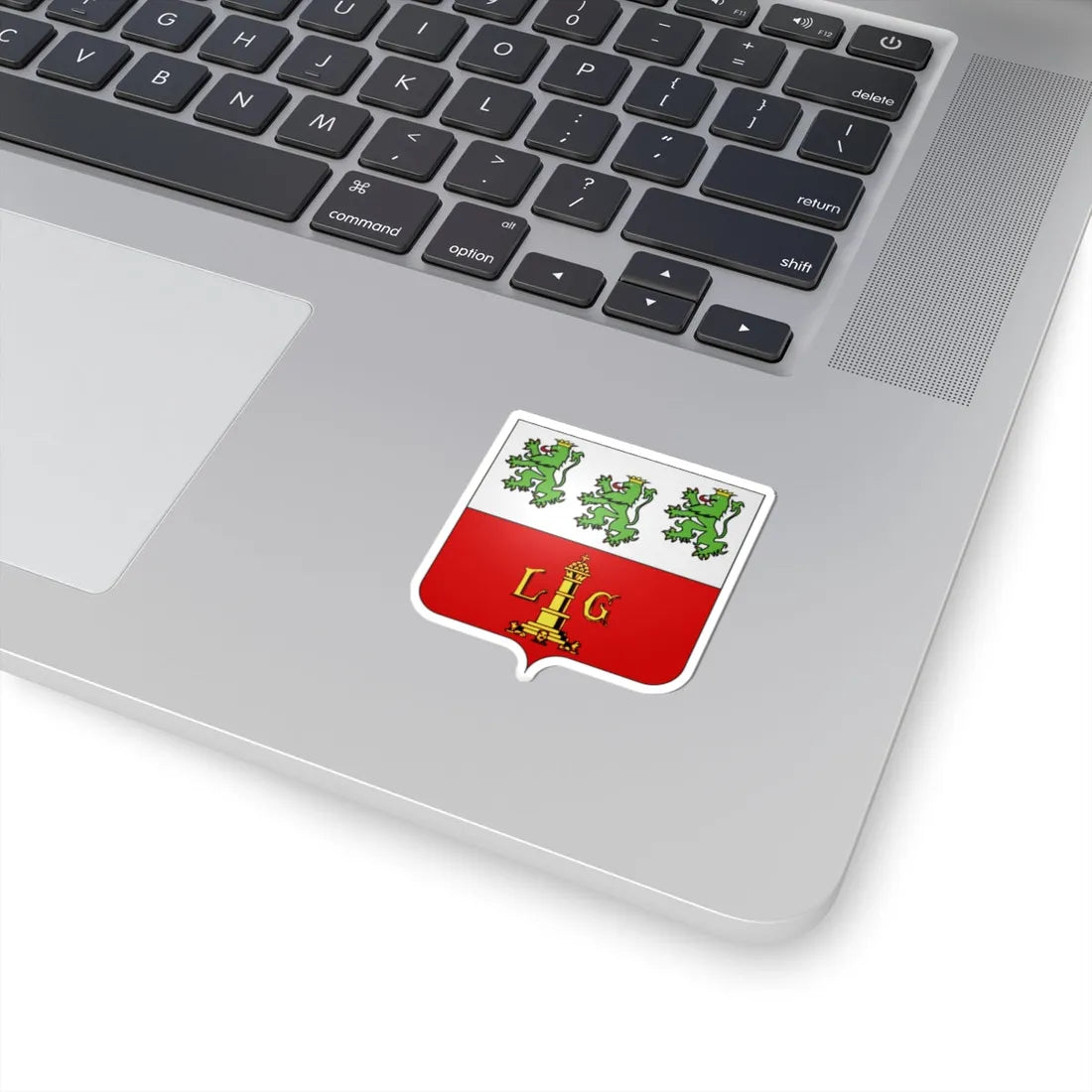 Blason-Theux (Belgium) (Coat of Arms) STICKER Vinyl Kiss-Cut Decal - The Sticker Space