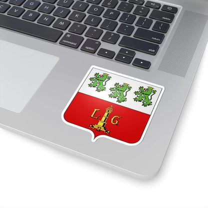 Blason-Theux (Belgium) (Coat of Arms) STICKER Vinyl Kiss-Cut Decal - The Sticker Space