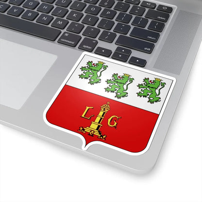 Blason-Theux (Belgium) (Coat of Arms) STICKER Vinyl Kiss-Cut Decal - The Sticker Space