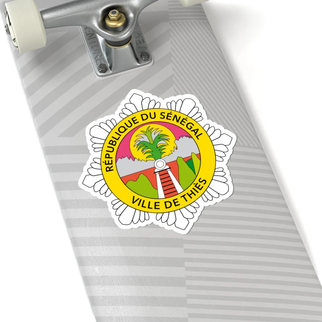 Blason thiès (Senegal) (Coat of Arms) STICKER Vinyl Kiss-Cut Decal - The Sticker Space