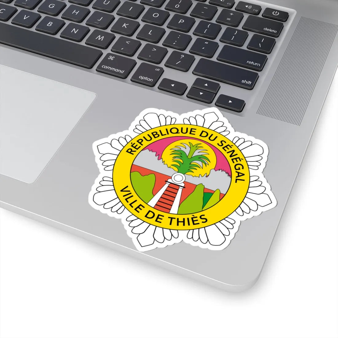 Blason thiès (Senegal) (Coat of Arms) STICKER Vinyl Kiss-Cut Decal - The Sticker Space