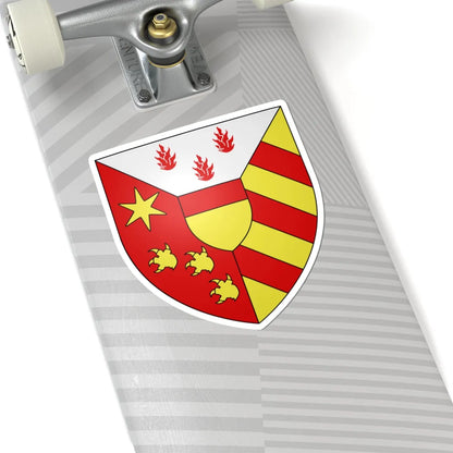Blason Tintigny Belgique (Belgium) (Coat of Arms) STICKER Vinyl Kiss-Cut Decal - The Sticker Space