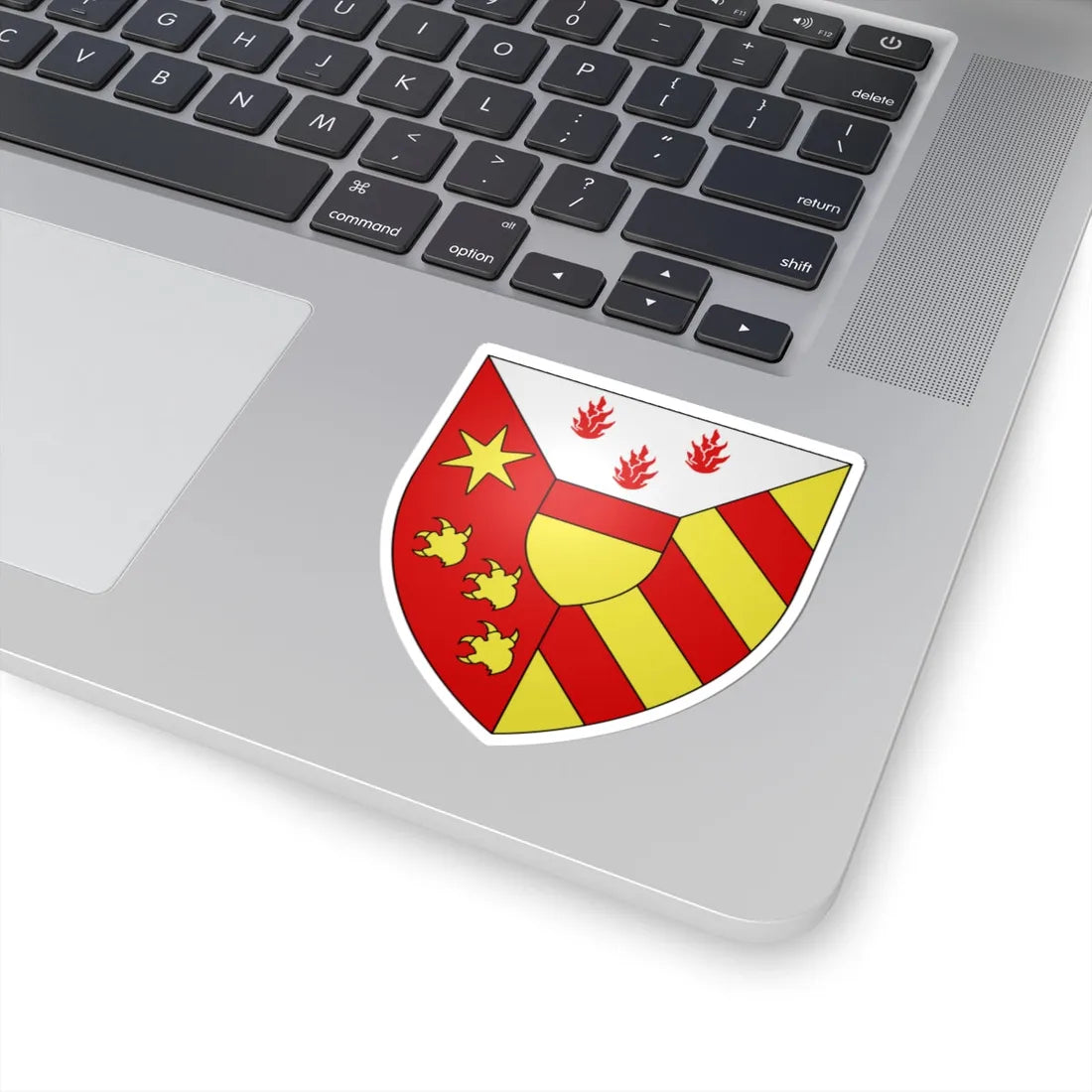 Blason Tintigny Belgique (Belgium) (Coat of Arms) STICKER Vinyl Kiss-Cut Decal - The Sticker Space