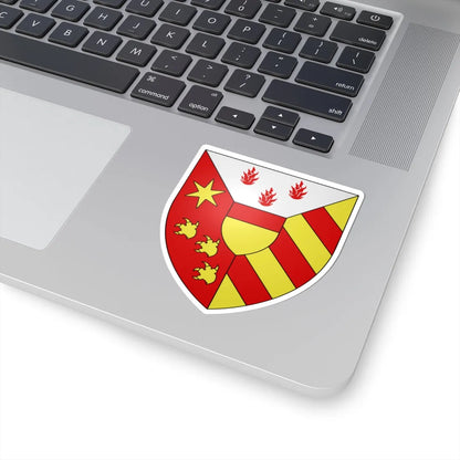 Blason Tintigny Belgique (Belgium) (Coat of Arms) STICKER Vinyl Kiss-Cut Decal - The Sticker Space