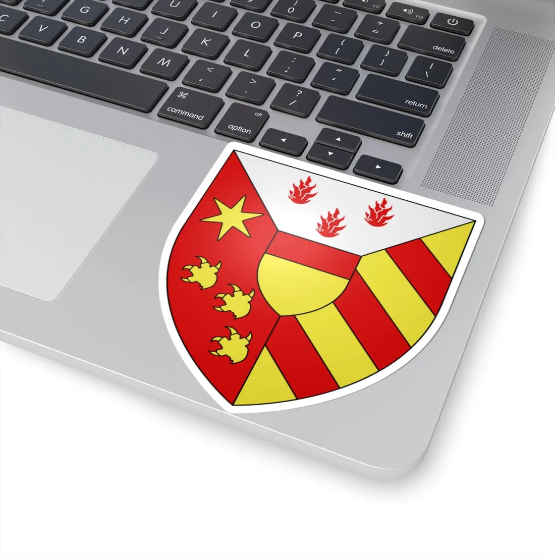 Blason Tintigny Belgique (Belgium) (Coat of Arms) STICKER Vinyl Kiss-Cut Decal - The Sticker Space