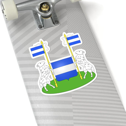 Blason Tirlemont (Belgium) (Coat of Arms) STICKER Vinyl Kiss-Cut Decal - The Sticker Space