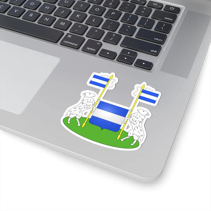 Blason Tirlemont (Belgium) (Coat of Arms) STICKER Vinyl Kiss-Cut Decal - The Sticker Space