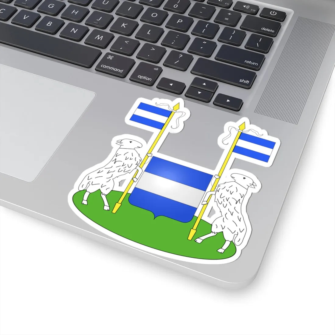 Blason Tirlemont (Belgium) (Coat of Arms) STICKER Vinyl Kiss-Cut Decal - The Sticker Space