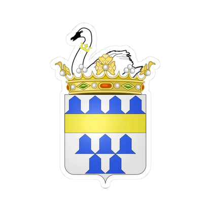 Blason Tongeren (Belgium) (Coat of Arms) STICKER Vinyl Kiss-Cut Decal 3 Inch White - The Sticker Space