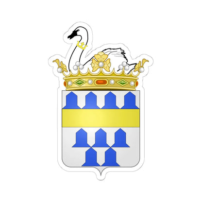 Blason Tongeren (Belgium) (Coat of Arms) STICKER Vinyl Kiss-Cut Decal 6 Inch White - The Sticker Space