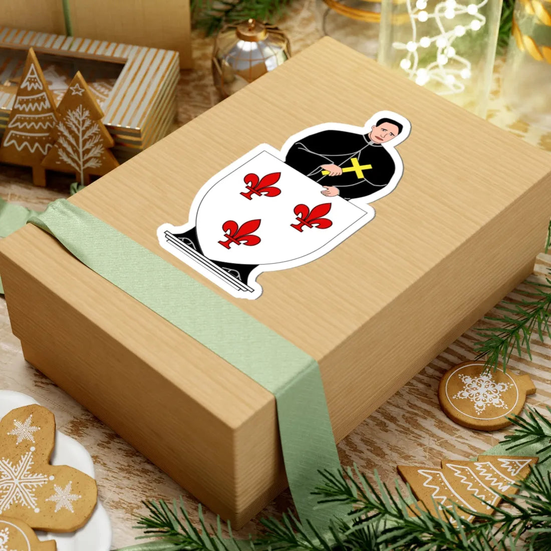 Blason Tremelo (Belgium) (Coat of Arms) STICKER Vinyl Kiss-Cut Decal - The Sticker Space