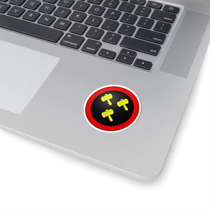 Blason Udekem dAcoz (Belgium) (Coat of Arms) STICKER Vinyl Kiss-Cut Decal - The Sticker Space