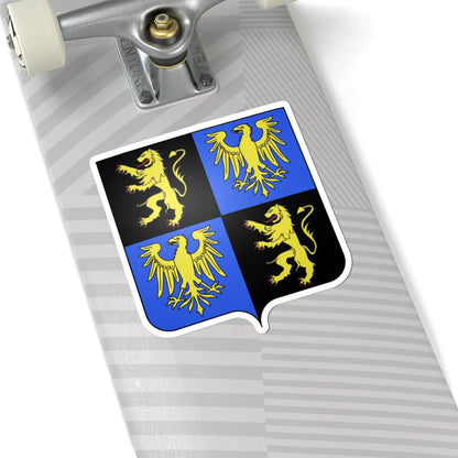 Blason village be Appelterre Eichem (Belgium) (Coat of Arms) STICKER Vinyl Kiss-Cut Decal - The Sticker Space