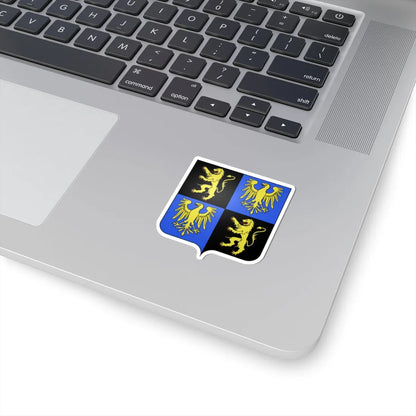 Blason village be Appelterre Eichem (Belgium) (Coat of Arms) STICKER Vinyl Kiss-Cut Decal - The Sticker Space