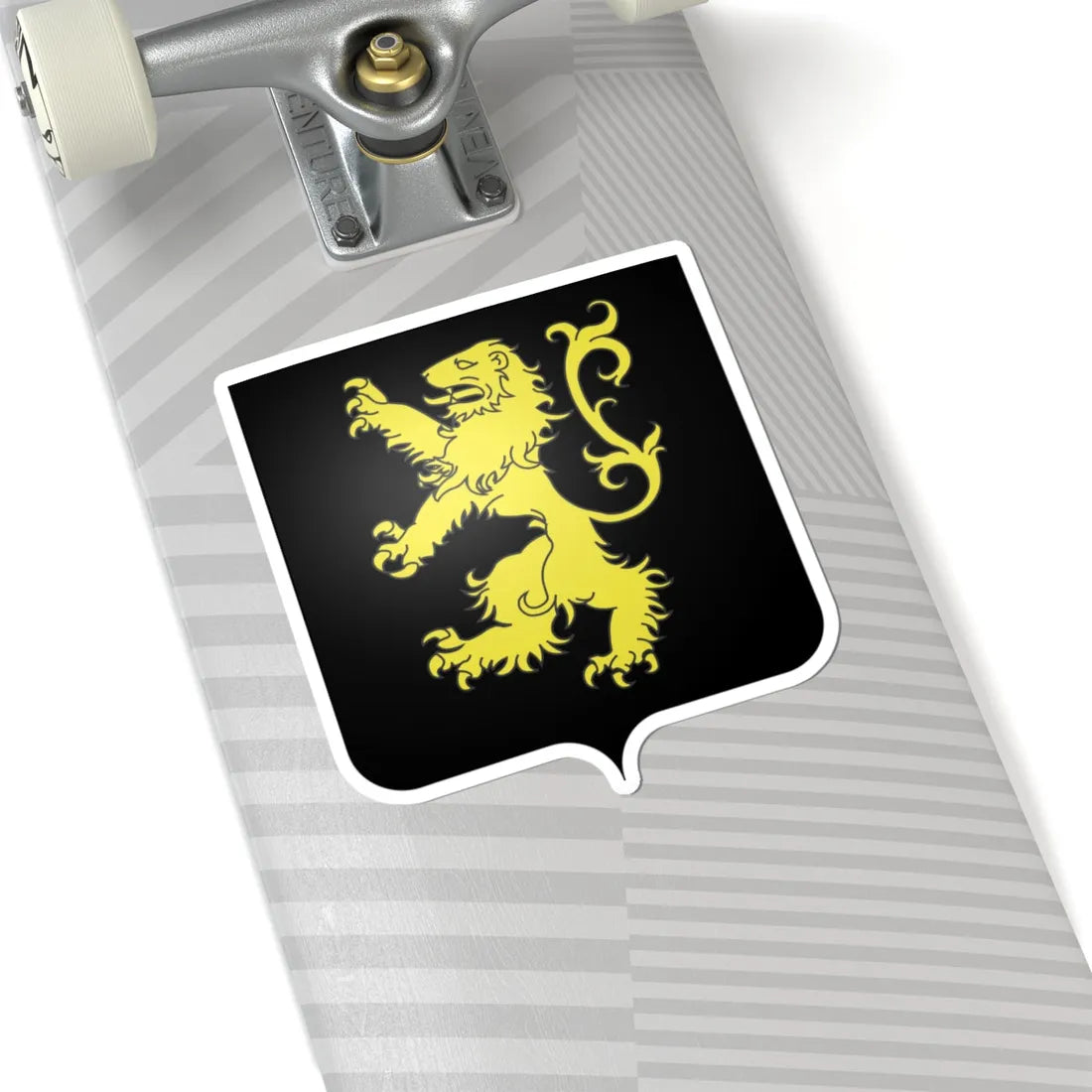 Blason village be Arquennes (Belgium) (Coat of Arms) STICKER Vinyl Kiss-Cut Decal - The Sticker Space
