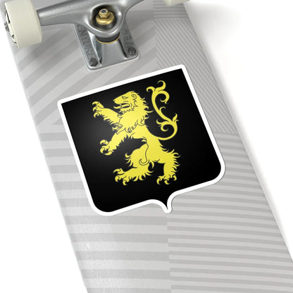 Blason village be Arquennes (Belgium) (Coat of Arms) STICKER Vinyl Kiss-Cut Decal - The Sticker Space