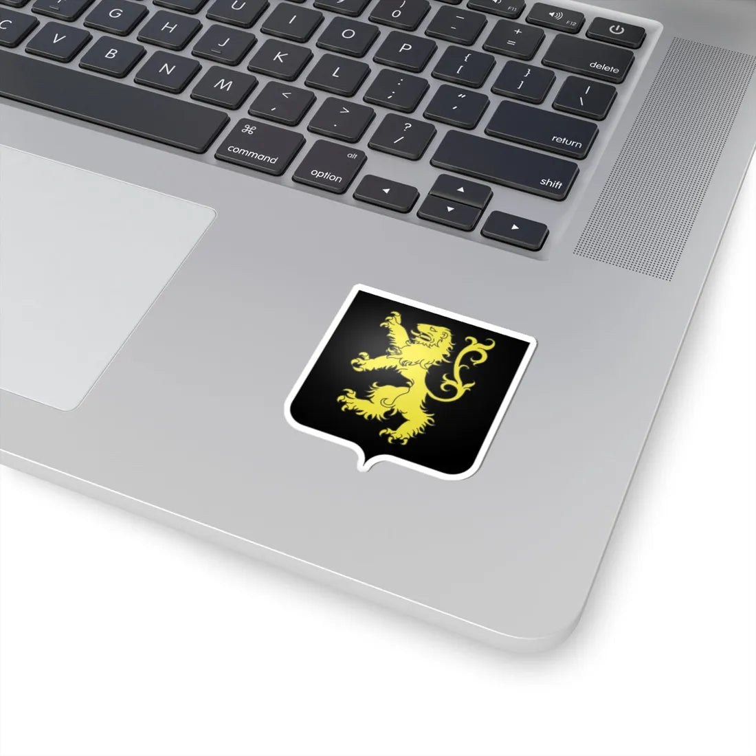 Blason village be Arquennes (Belgium) (Coat of Arms) STICKER Vinyl Kiss-Cut Decal - The Sticker Space