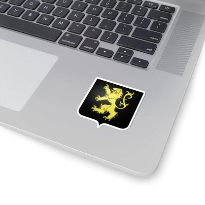 Blason village be Arquennes (Belgium) (Coat of Arms) STICKER Vinyl Kiss-Cut Decal - The Sticker Space