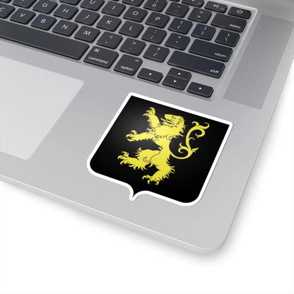 Blason village be Arquennes (Belgium) (Coat of Arms) STICKER Vinyl Kiss-Cut Decal - The Sticker Space