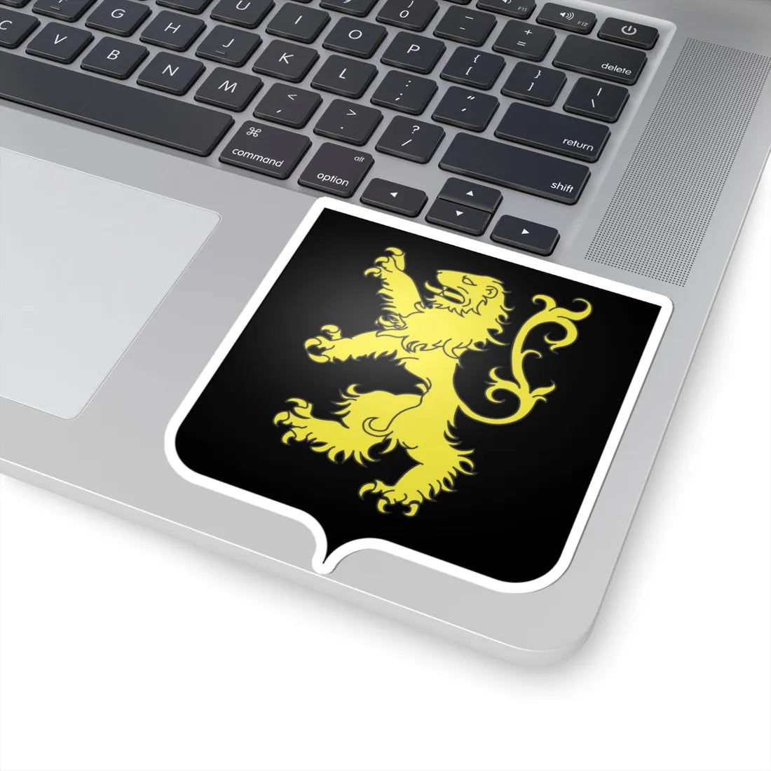 Blason village be Arquennes (Belgium) (Coat of Arms) STICKER Vinyl Kiss-Cut Decal - The Sticker Space