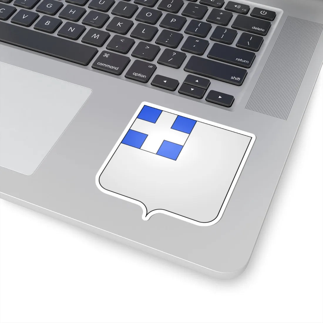 Blason village be l Ecluse (Belgium) (Coat of Arms) STICKER Vinyl Kiss-Cut Decal - The Sticker Space