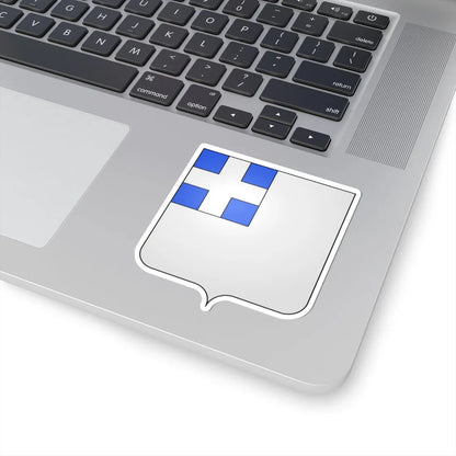 Blason village be l Ecluse (Belgium) (Coat of Arms) STICKER Vinyl Kiss-Cut Decal - The Sticker Space