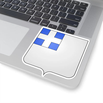 Blason village be l Ecluse (Belgium) (Coat of Arms) STICKER Vinyl Kiss-Cut Decal - The Sticker Space