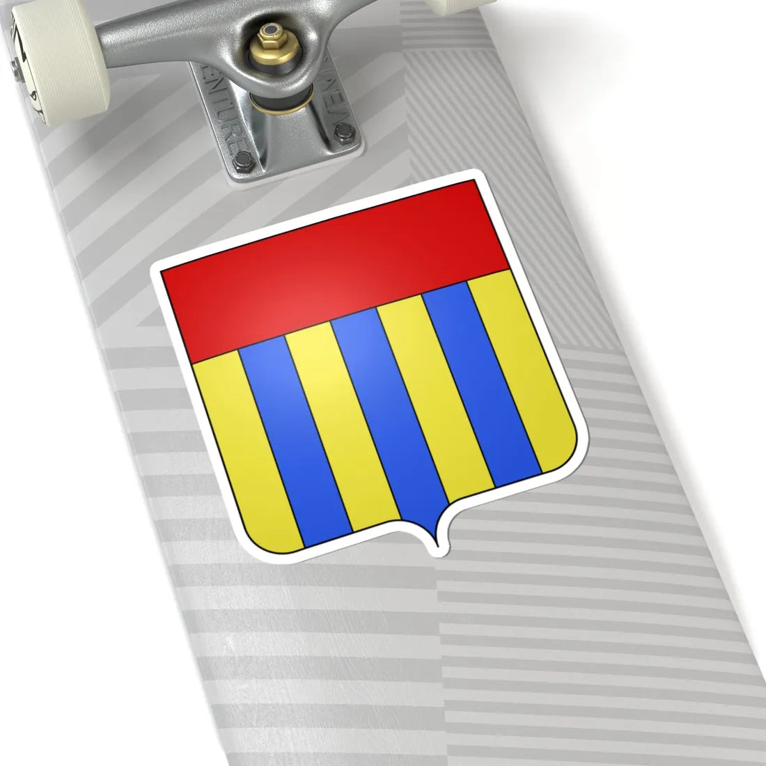 Blason village be Nodebais (Belgium) (Coat of Arms) STICKER Vinyl Kiss-Cut Decal - The Sticker Space
