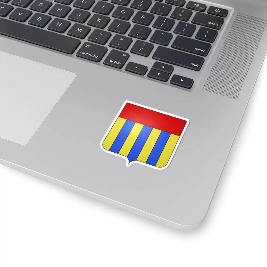Blason village be Nodebais (Belgium) (Coat of Arms) STICKER Vinyl Kiss-Cut Decal - The Sticker Space