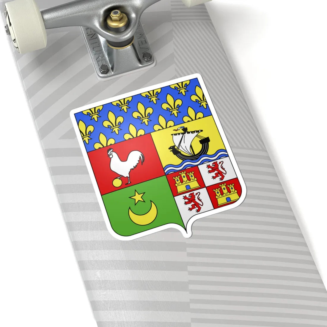 Blason ville al Oran Algerie (Algeria) (Coat of Arms) STICKER Vinyl Kiss-Cut Decal - The Sticker Space
