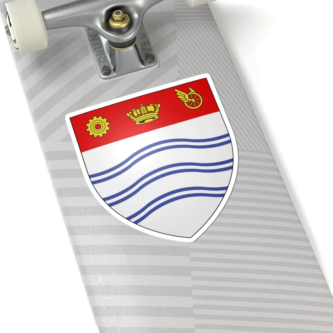 Blason ville Barrie (Canada) (Coat of Arms) STICKER Vinyl Kiss-Cut Decal - The Sticker Space