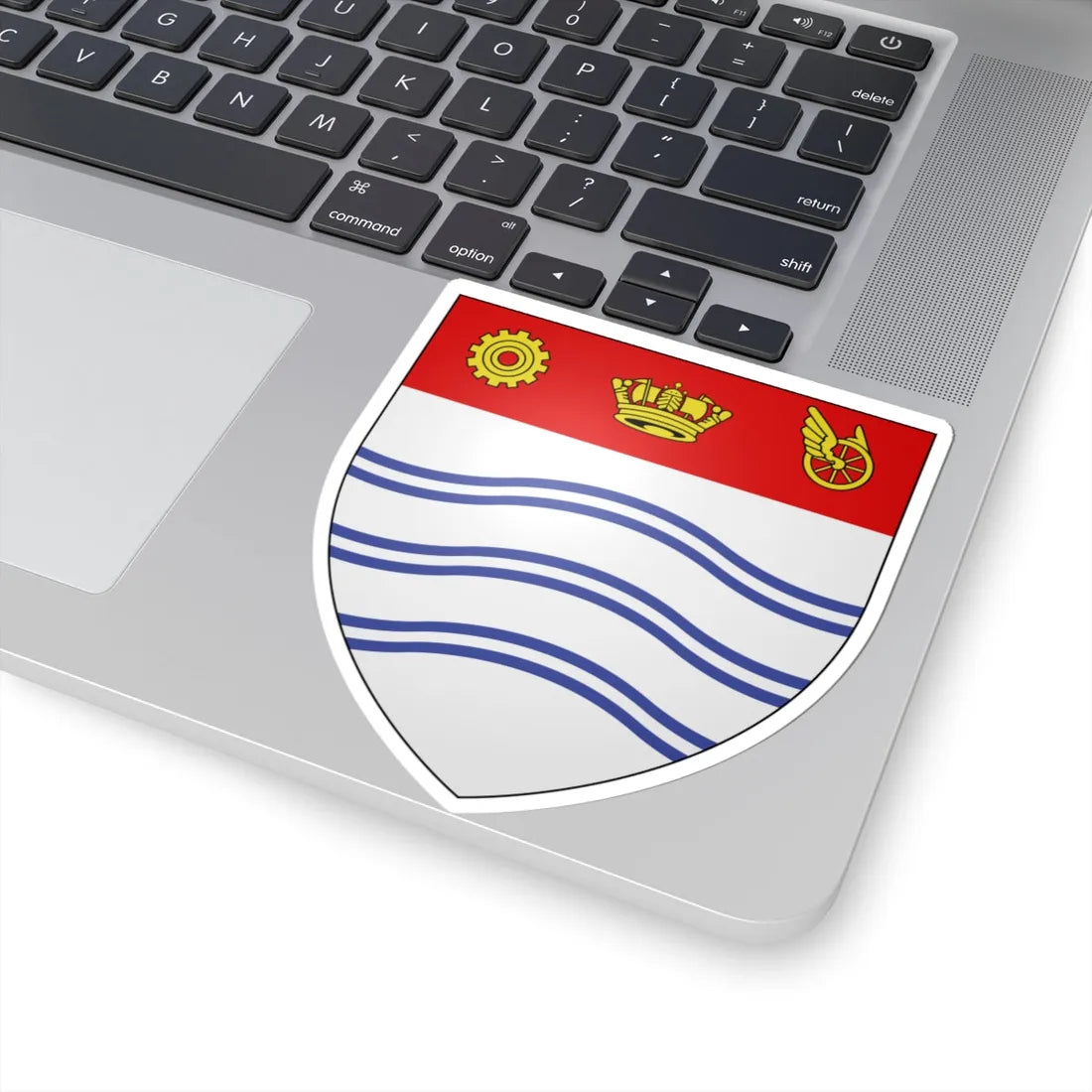 Blason ville Barrie (Canada) (Coat of Arms) STICKER Vinyl Kiss-Cut Decal - The Sticker Space