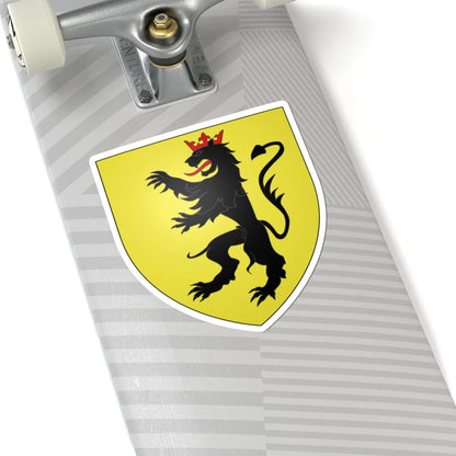Blason ville be Andenne Namur (Belgium) (Coat of Arms) STICKER Vinyl Kiss-Cut Decal - The Sticker Space