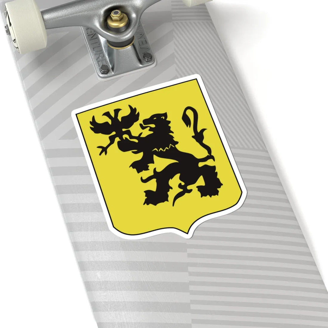 Blason ville be Assenede ancien (Belgium) (Coat of Arms) STICKER Vinyl Kiss-Cut Decal - The Sticker Space